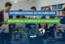 International Scholarships for Biological Sciences (Postgraduate)