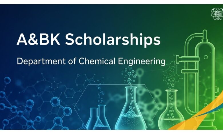 A&BK Scholarship Department of Chemical Engineering